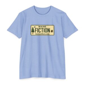 Maine License Plate fiction t-shirt