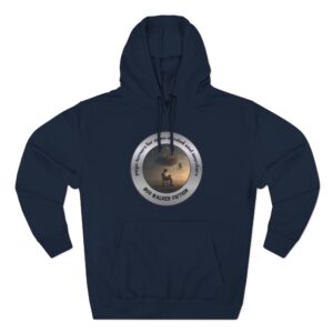 page-turners (a boy reading image) logo fleece hoodie