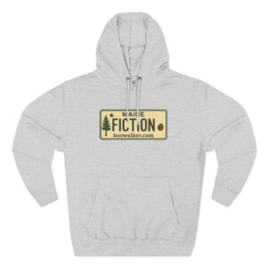 FICTION license plate fleece hoodie