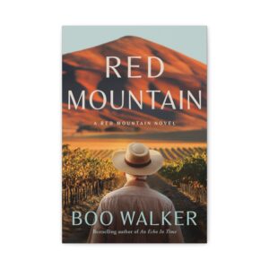 Red Mountain cover art canvas (12x18)