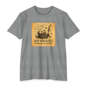 drowning in words logo t-shirt